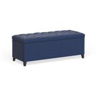Banc de rangement rembourré à plateau capitonné Madison Park Sasha