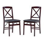 Chaise pliante Porch &amp; Den Espresso (lot de 2)