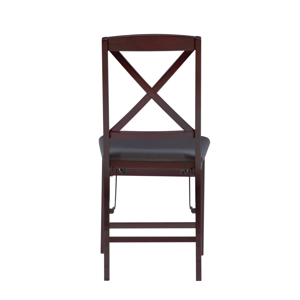 Chaise pliante Porch &amp; Den Espresso (lot de 2)