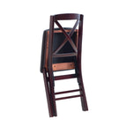 Chaise pliante Porch &amp; Den Espresso (lot de 2)