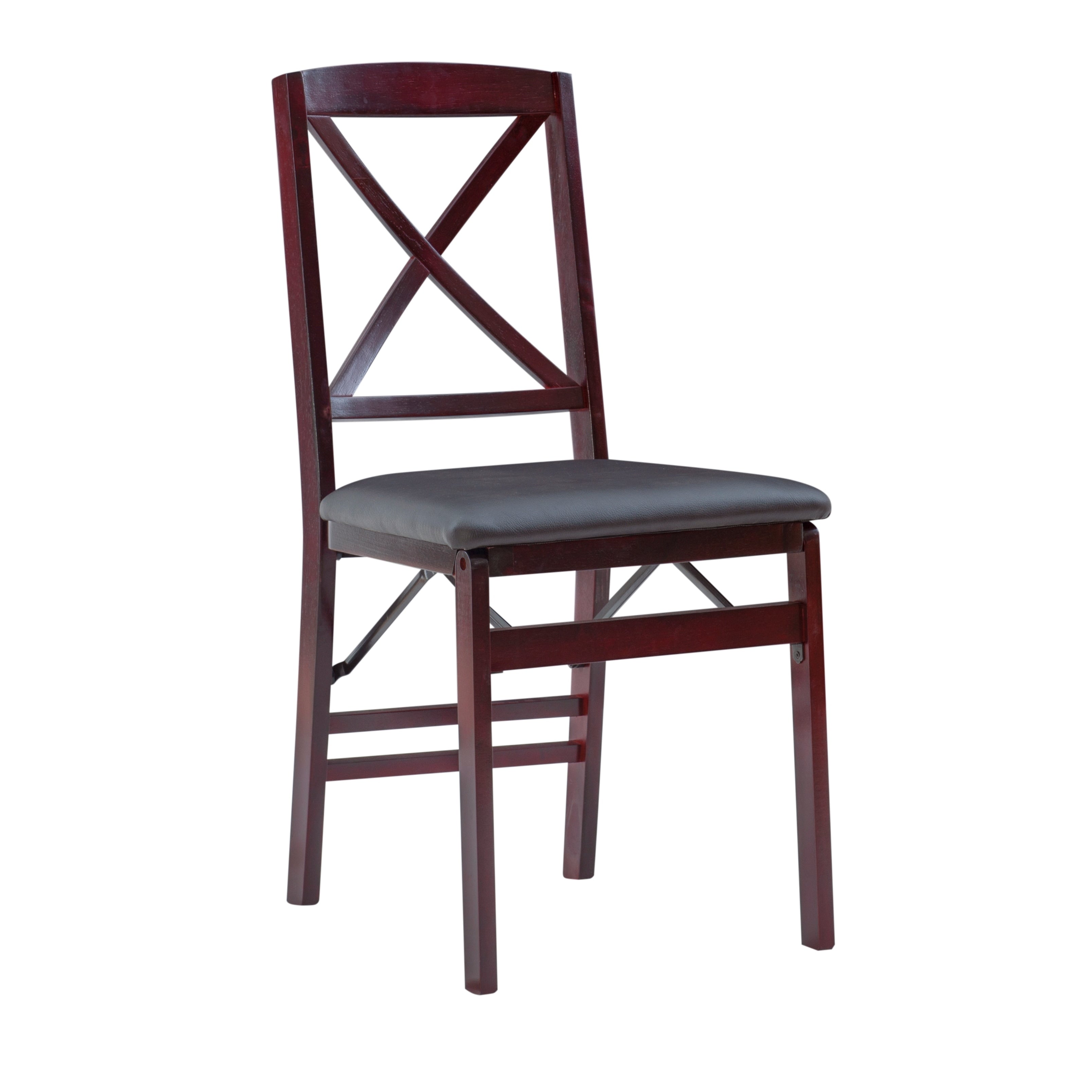 Chaise pliante Porch &amp; Den Espresso (lot de 2)