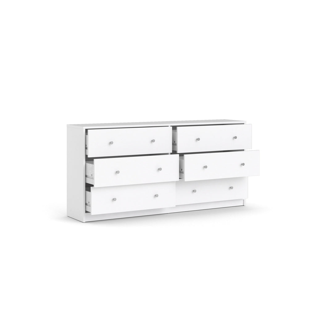 Porch &amp; Den Zoe Commode double à 6 tiroirs