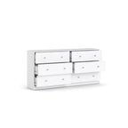 Porch &amp; Den Zoe Commode double à 6 tiroirs