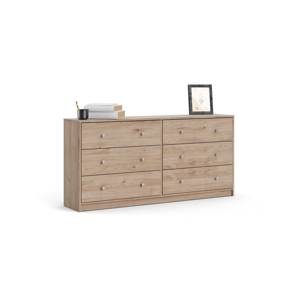 Porch &amp; Den Zoe Commode double à 6 tiroirs