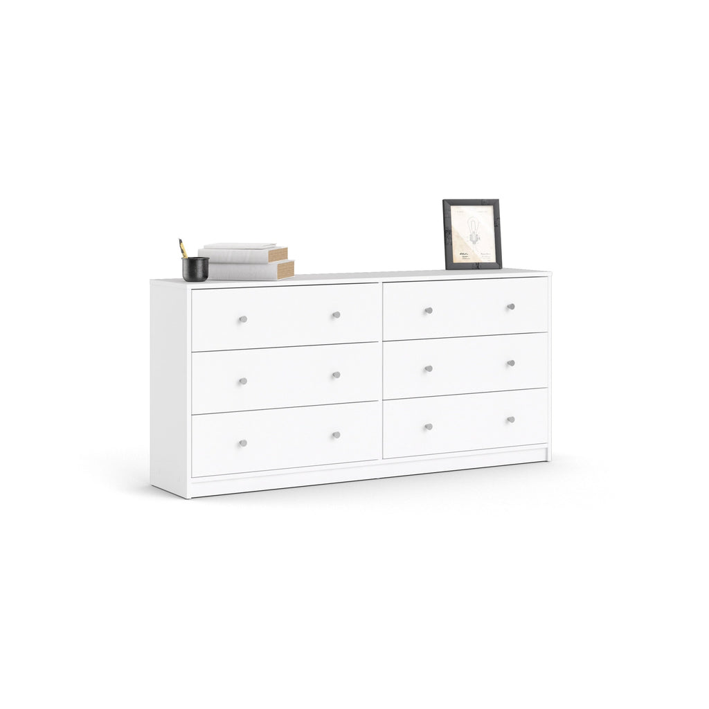 Porch &amp; Den Zoe Commode double à 6 tiroirs