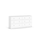 Porch &amp; Den Zoe Commode double à 6 tiroirs
