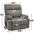 Fauteuil inclinable électrique