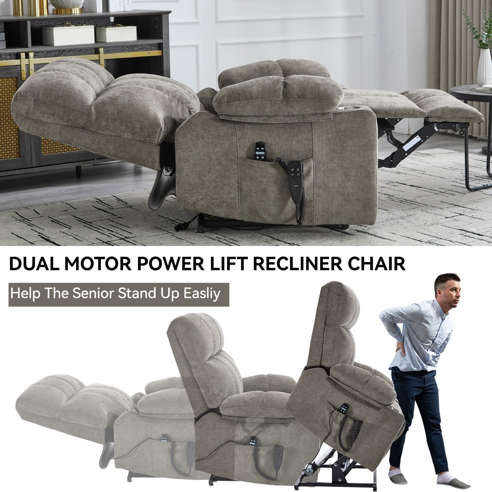 Fauteuil inclinable électrique