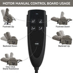 Fauteuil inclinable électrique