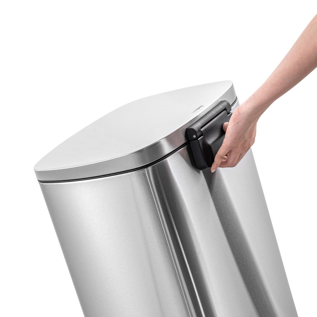 Poubelles rectangulaires Qualiazero de 13,2 gallons et deux de 1,3 gallon à pédale - Ensemble familial