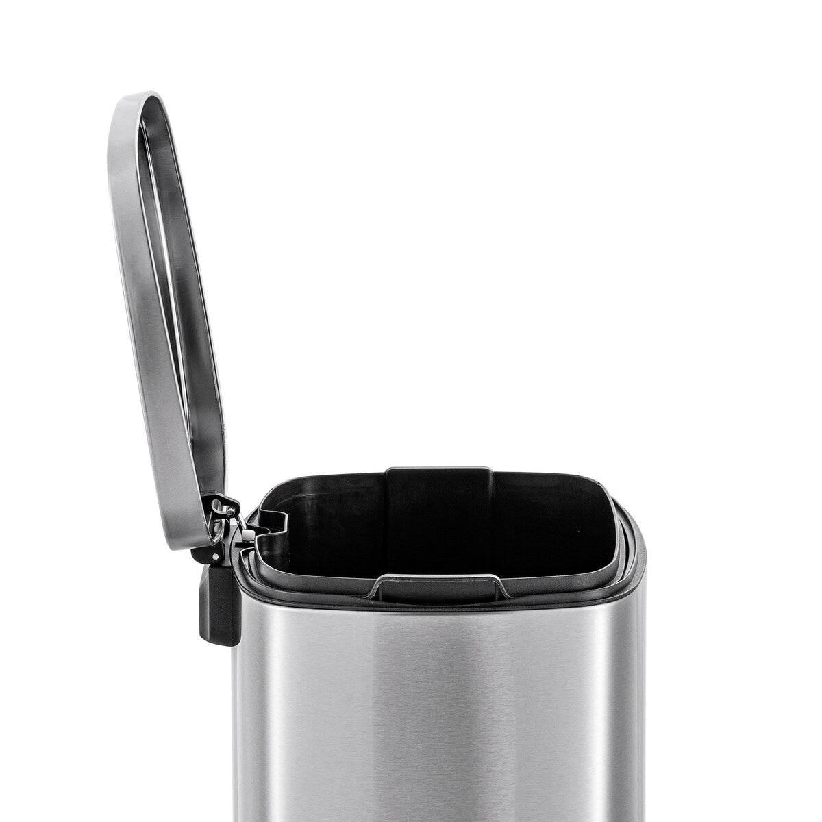 Poubelles rectangulaires Qualiazero de 13,2 gallons et deux de 1,3 gallon à pédale - Ensemble familial
