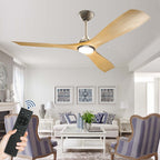 Ventilateur de plafond à distance avec lumières encastrées