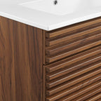 Meuble-lavabo de salle de bain Render 30