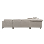Canapé sectionnel surdimensionné Roomfitters 122 avec rangement pour méridienne, canapé contemporain en U 7 places