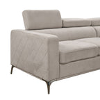 Canapé sectionnel surdimensionné Roomfitters 122 avec rangement pour méridienne, canapé contemporain en U 7 places