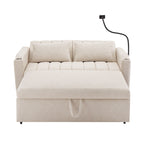 Canapé-lit convertible Roomfitters avec ports USB, poches latérales, porte-gobelets et support de téléphone pivotant pour le salon