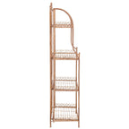 Étagère de boulangerie d'extérieur à 4 niveaux en fer forgé victorien SAFAVIEH Bryn - 25 po L x 15 po P x 63 po H - 25L x 15P x 63H