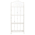 Étagère de boulangerie d'extérieur à 4 niveaux en fer forgé victorien SAFAVIEH Bryn - 25 po L x 15 po P x 63 po H - 25L x 15P x 63H