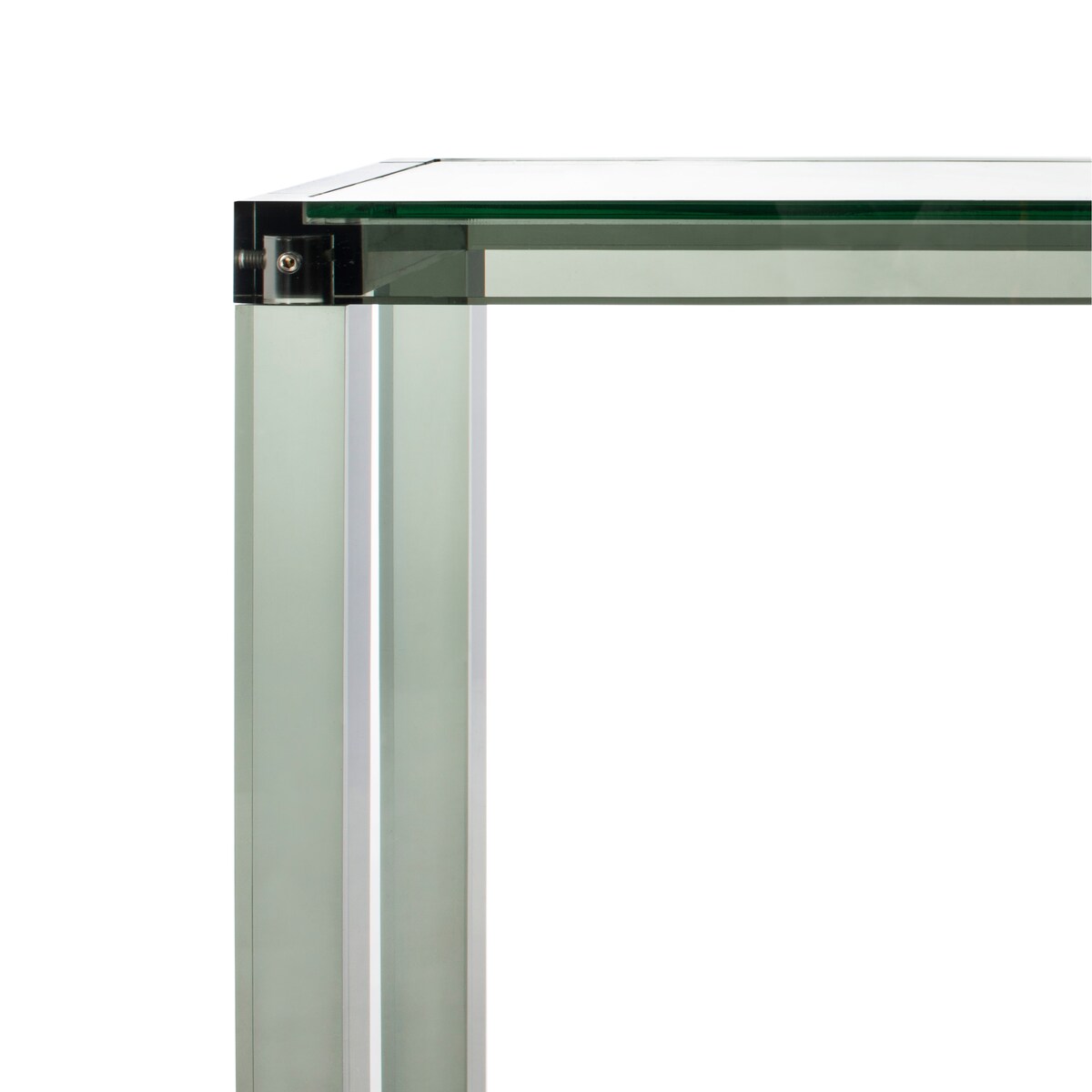 Console Safavieh Couture Camryn en acrylique transparent (60 l x 10 l x 30 h)