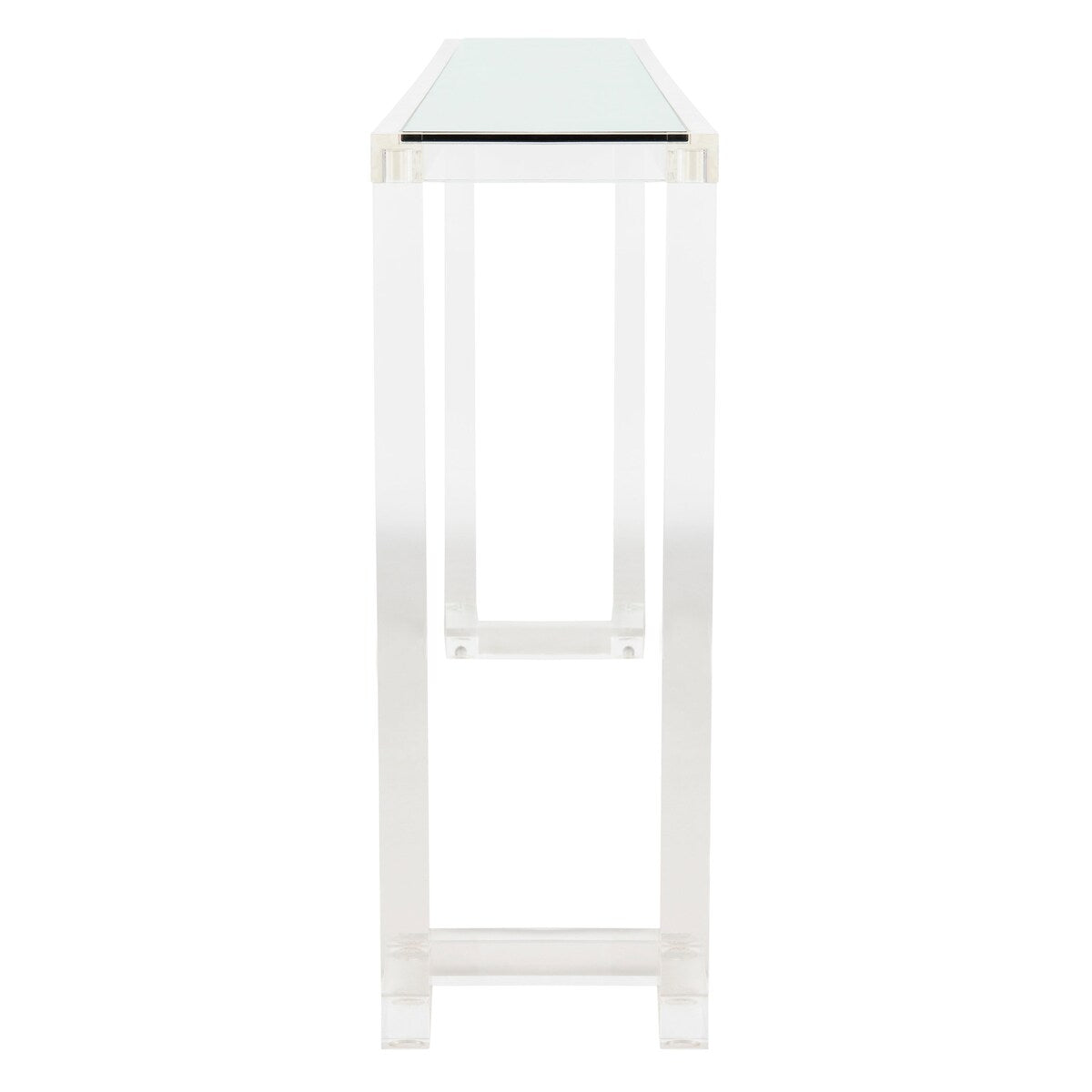 Console Safavieh Couture Camryn en acrylique transparent (60 l x 10 l x 30 h)