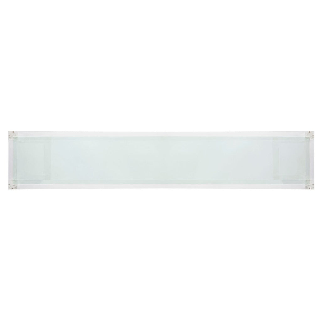 Console Safavieh Couture Camryn en acrylique transparent (60 l x 10 l x 30 h)