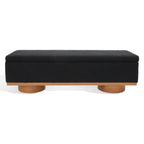 Banc de rangement SAFAVIEH Couture Sunneva Boucle - 61 po L x 20 po P x 19 po H - 61L x 20P x 19H