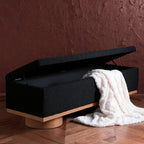 Banc de rangement SAFAVIEH Couture Sunneva Boucle - 61 po L x 20 po P x 19 po H - 61L x 20P x 19H