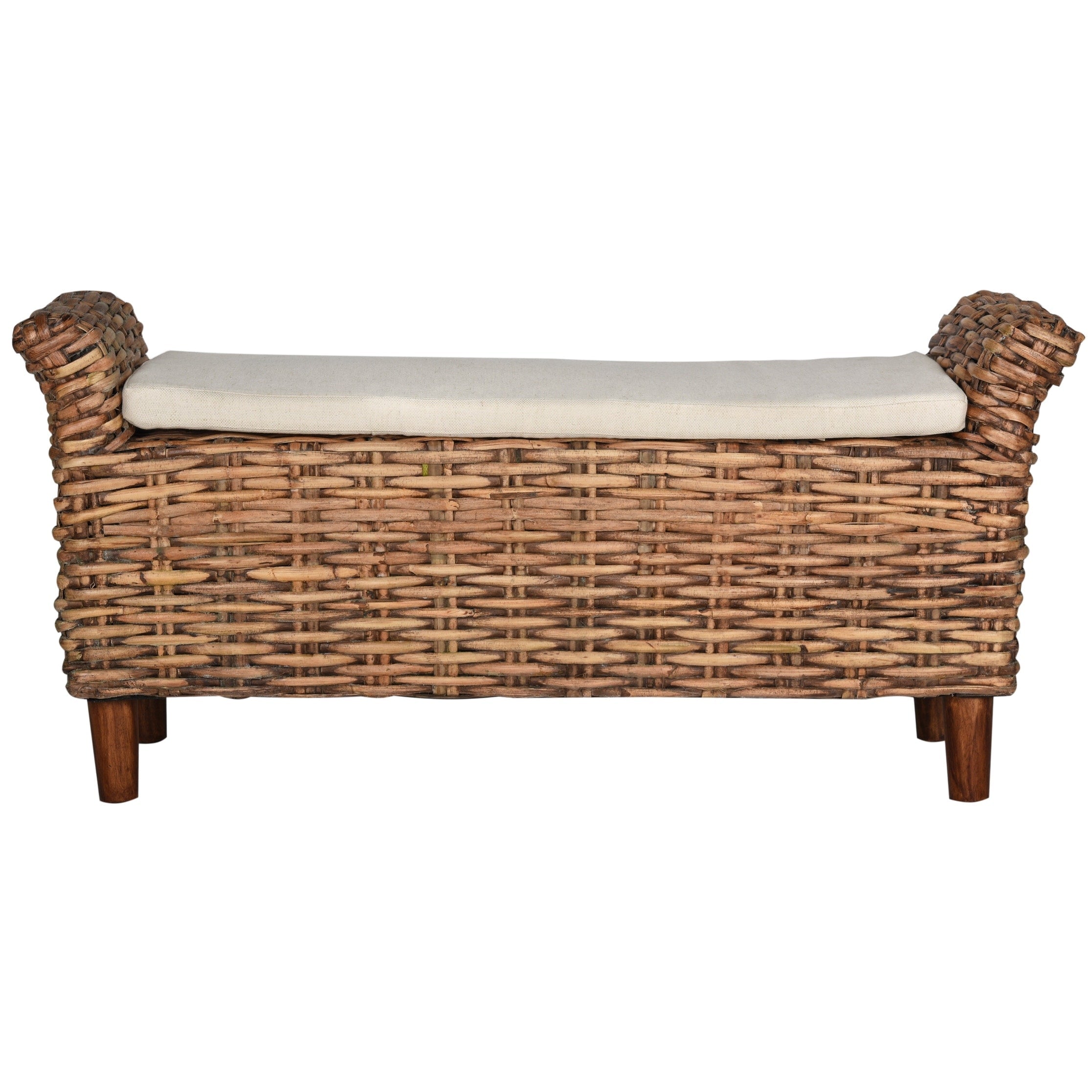 Banc SAFAVIEH Danna Brown - 43,9 x 14,8 x 21,1 - 44 L x 15 P x 21 H