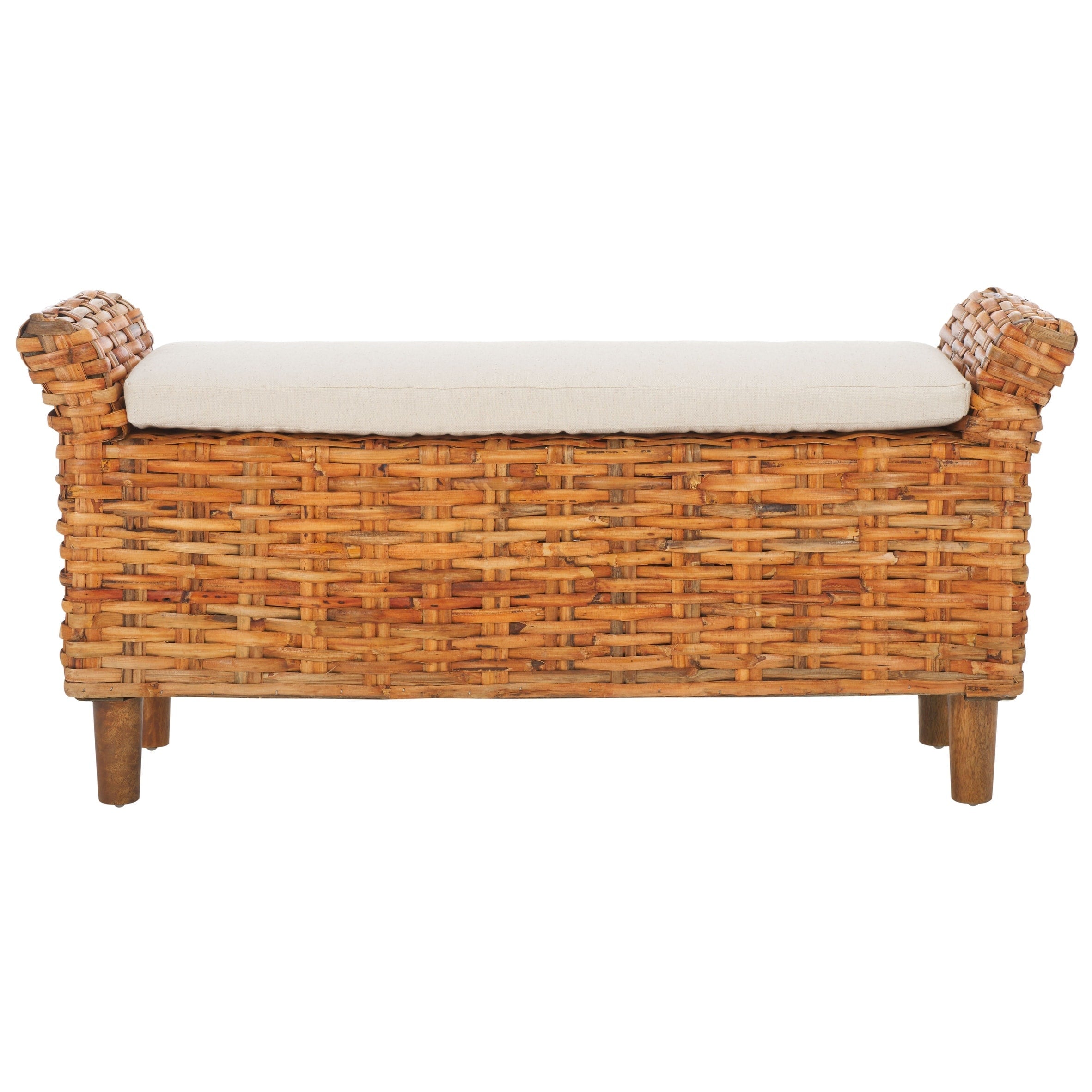 Banc SAFAVIEH Danna Brown - 43,9 x 14,8 x 21,1 - 44 L x 15 P x 21 H