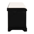 Banc de rangement SAFAVIEH Eola gris/blanc - 47 x 16,1 x 19,9 - 47 L x 16 P x 20 H
