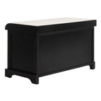 Banc de rangement tressé Euphemia marron SAFAVIEH - 33,5 x 16,1 x 19,9 - 34L x 16P x 20H