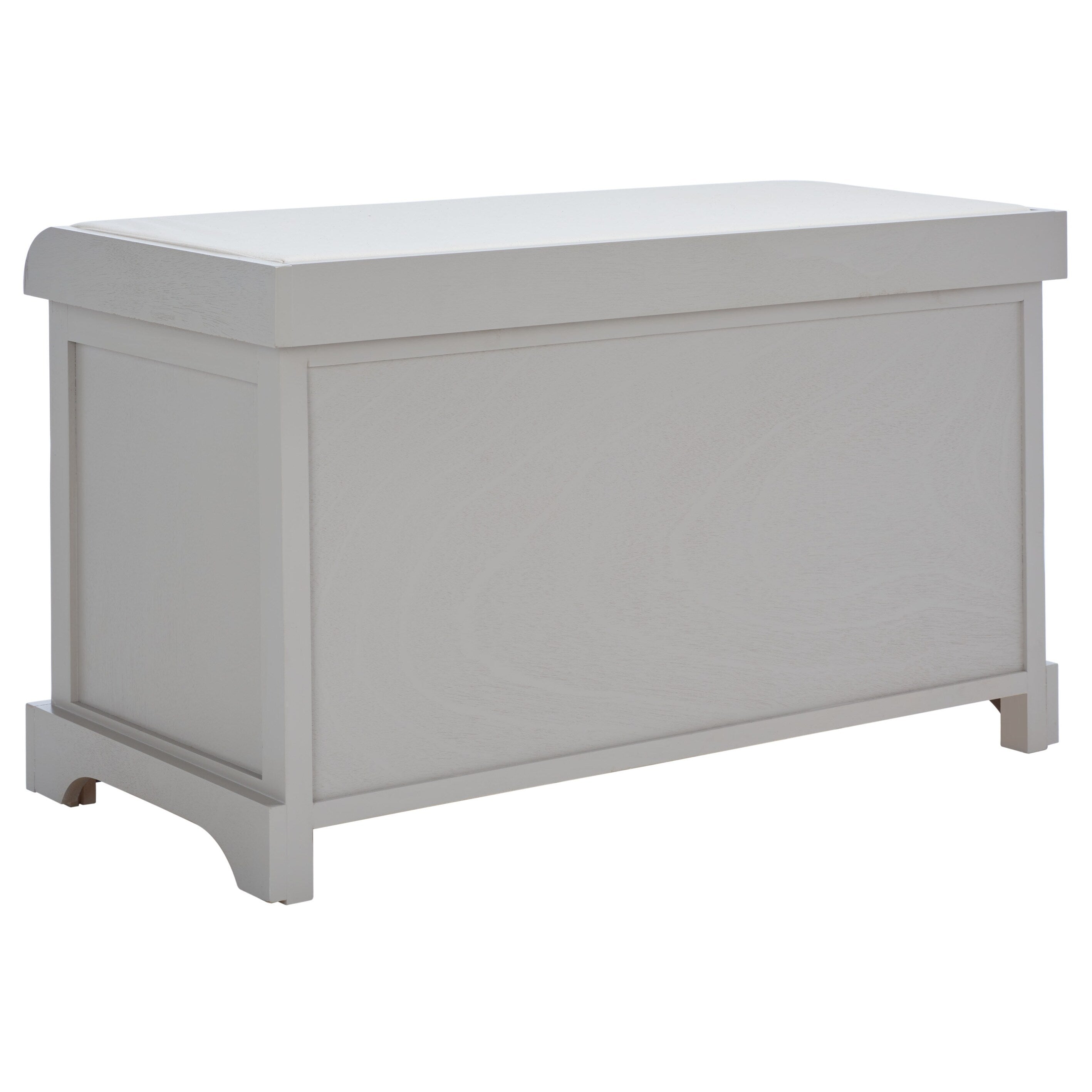 Banc de rangement tressé Euphemia marron SAFAVIEH - 33,5 x 16,1 x 19,9 - 34L x 16P x 20H