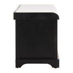 Banc de rangement tressé Euphemia marron SAFAVIEH - 33,5 x 16,1 x 19,9 - 34L x 16P x 20H
