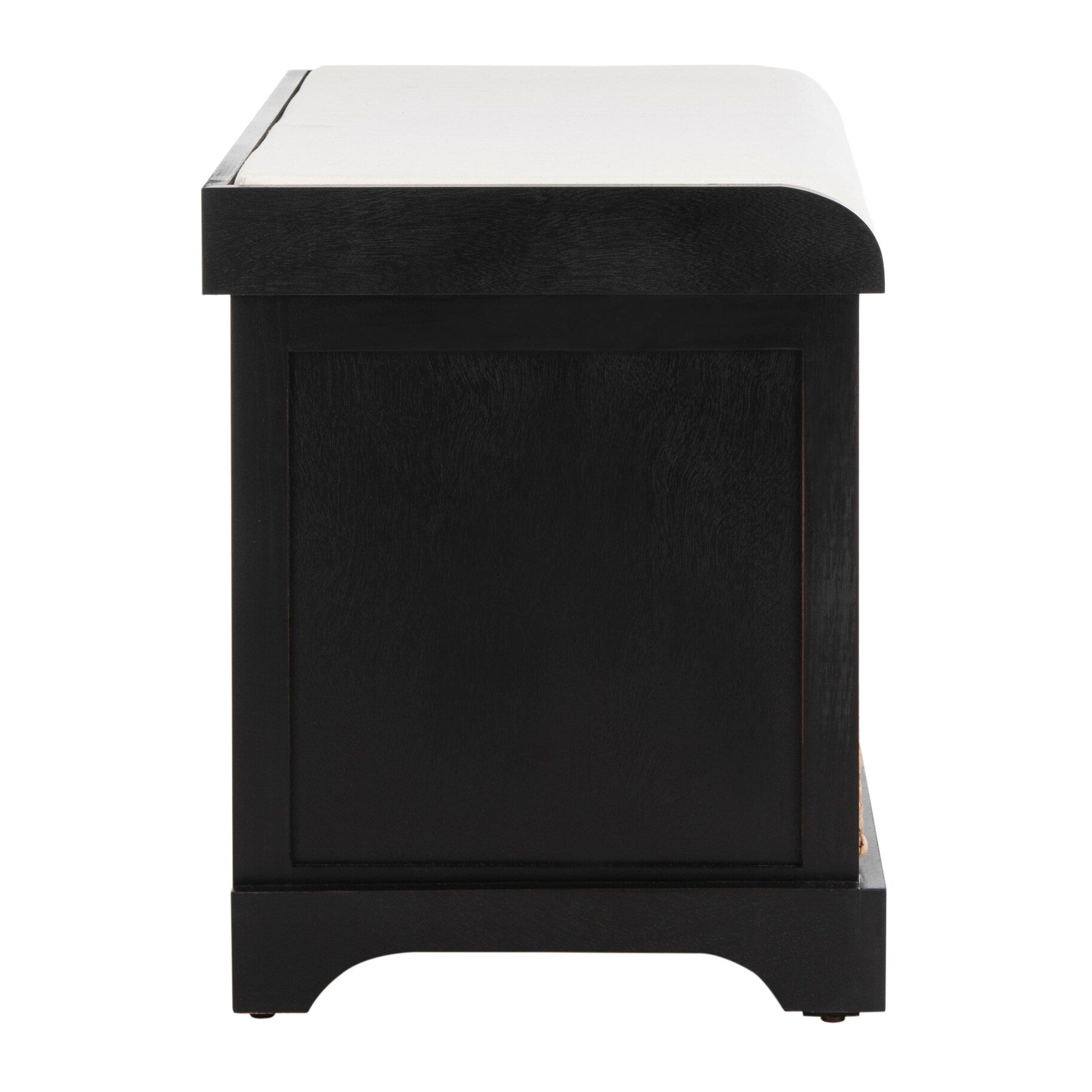 Banc de rangement tressé Euphemia marron SAFAVIEH - 33,5 x 16,1 x 19,9 - 34L x 16P x 20H