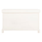 Banc de rangement tressé Euphemia marron SAFAVIEH - 33,5 x 16,1 x 19,9 - 34L x 16P x 20H