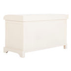 Banc de rangement tressé Euphemia marron SAFAVIEH - 33,5 x 16,1 x 19,9 - 34L x 16P x 20H