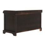 Banc de rangement tressé Euphemia marron SAFAVIEH - 33,5 x 16,1 x 19,9 - 34L x 16P x 20H