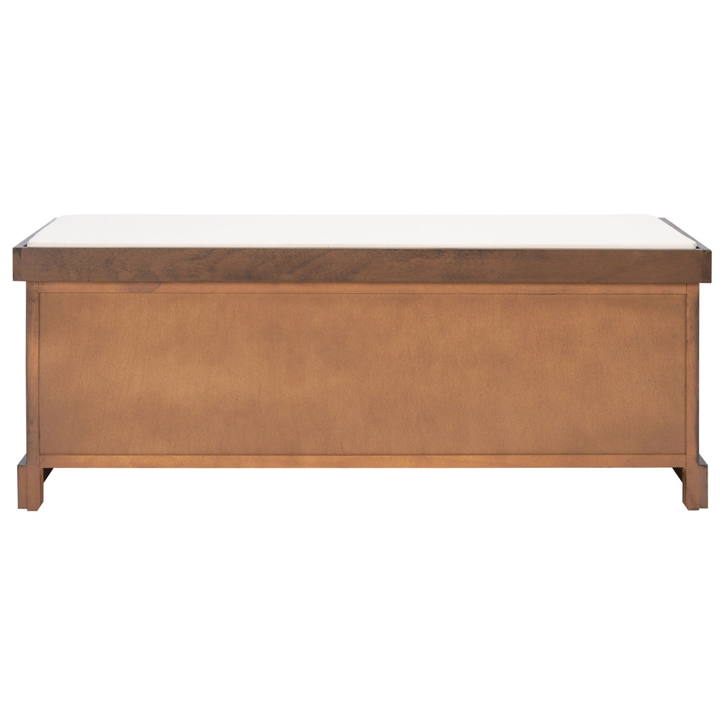 Banc de rangement à 3 tiroirs avec coussins SAFAVIEH Fiorello - 47,3 L x 15 L x 19 H - 47 L x 15 P x 19 H
