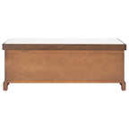 Banc de rangement à 3 tiroirs avec coussins SAFAVIEH Fiorello - 47,3 L x 15 L x 19 H - 47 L x 15 P x 19 H