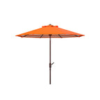 Parasol d'extérieur à manivelle rayé SAFAVIEH Hadire Inside Out de 9 pieds