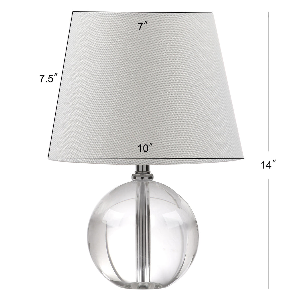 Lampe de table en marbre SAFAVIEH Lighting Chastity 14 pouces - 10 x 10 x 14 - 10 L x 10 P x 14 H