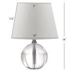 Lampe de table en marbre SAFAVIEH Lighting Chastity 14 pouces - 10 x 10 x 14 - 10 L x 10 P x 14 H