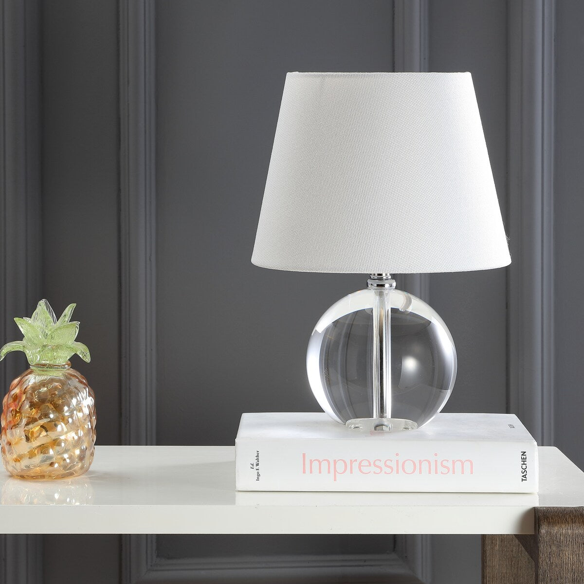 Lampe de table en marbre SAFAVIEH Lighting Chastity 14 pouces - 10 x 10 x 14 - 10 L x 10 P x 14 H