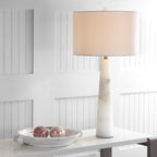 Lampe de table à DEL SAFAVIEH Lighting Giorgiana 30 pouces en albâtre - 15 x 15 x 30 - 15 L x 15 P x 30 H