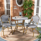 Chaise de salle à manger empilable SAFAVIEH Marolyn (lot de 2) - 18 L x 22 P x 35 H