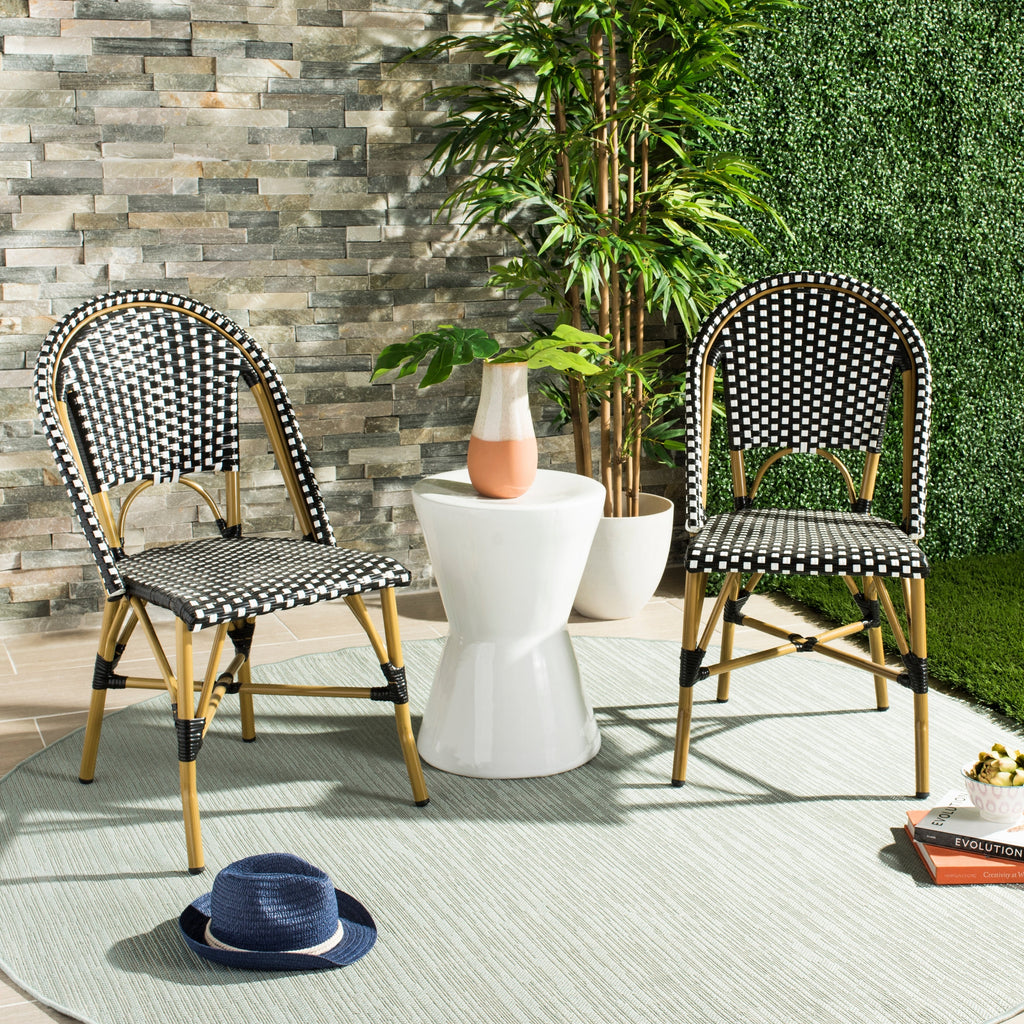 Chaise de salle à manger empilable SAFAVIEH Marolyn (lot de 2) - 18 L x 22 P x 35 H