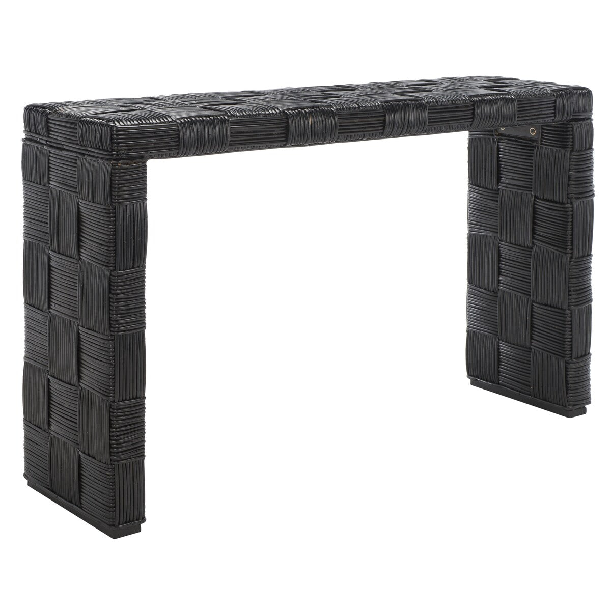 Console en rotin Mindel SAFAVIEH - 51 L x 14 P x 32 H
