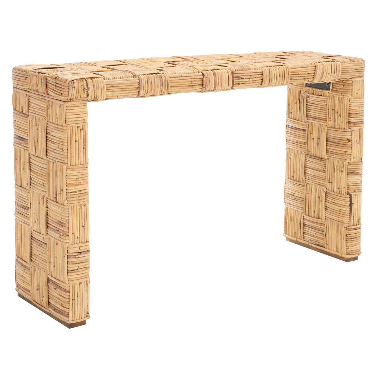 Console en rotin Mindel SAFAVIEH - 51 L x 14 P x 32 H