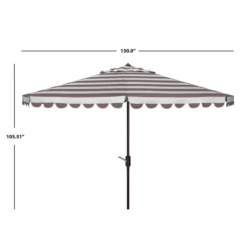 Parapluie rond à manivelle SAFAVIEH Outdoor Jaylee 11 pieds