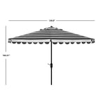 Parapluie rond à manivelle SAFAVIEH Outdoor Jaylee 11 pieds